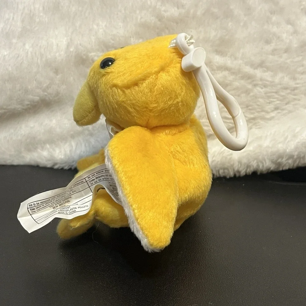 HERSHEY Yellow KIWI Bird HERSHEY'S Plastic Backpack Clip Keychain RARE Bow Tie